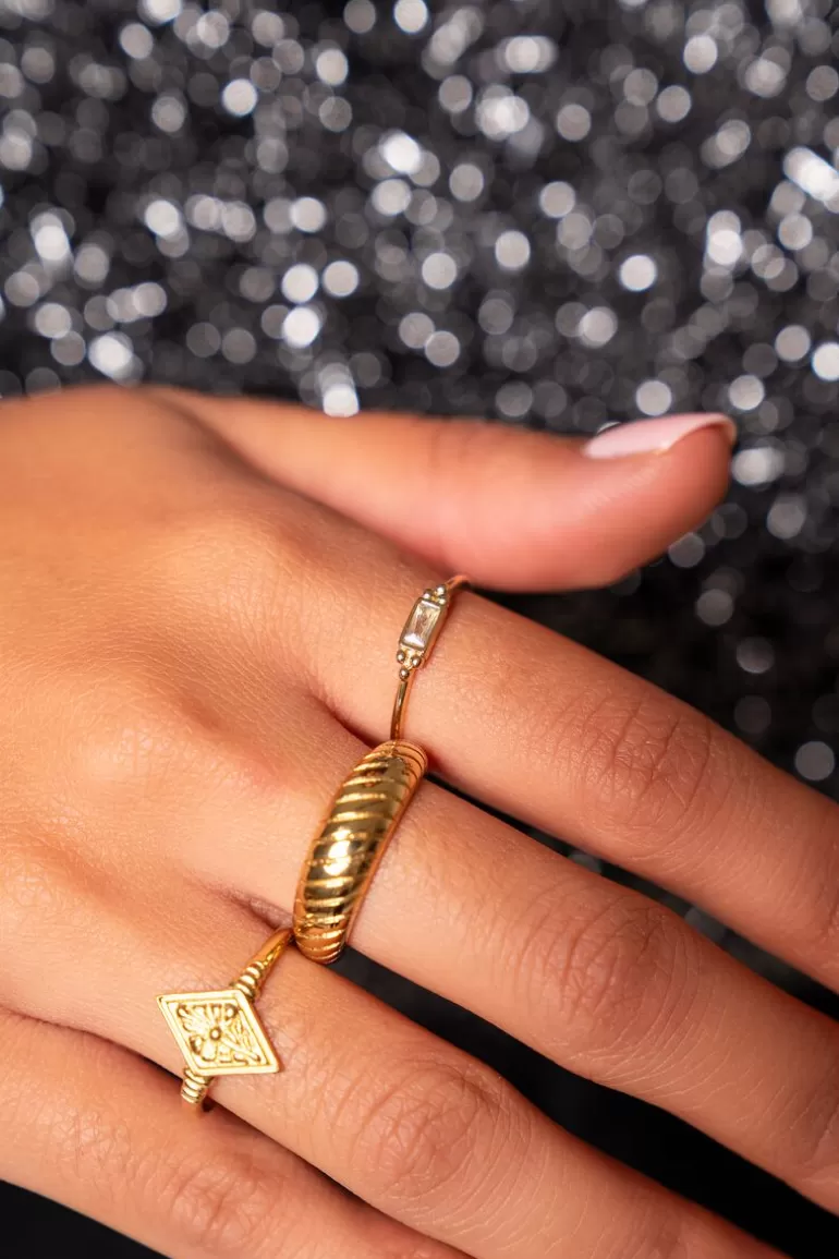 My Jewellery Bague Minimaliste Pierre Universe- Bijoux De Noël | Bagues Fines