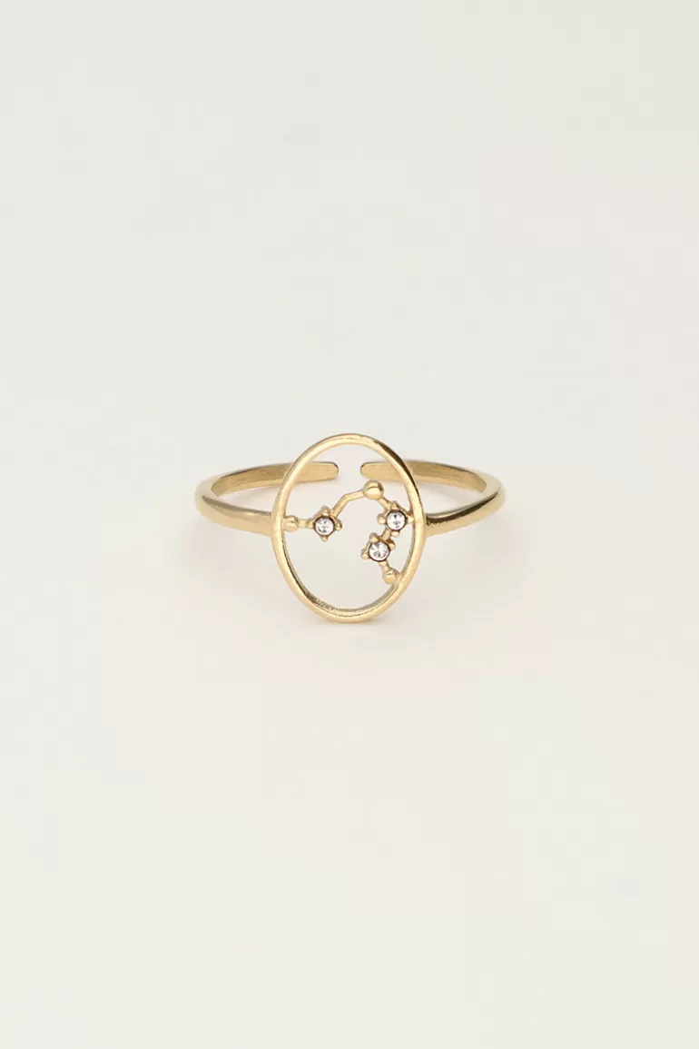 My Jewellery Bague Minimaliste Signe Du Zodiaque- Bijoux Signe Astro·Bague Constellation | Bagues Fines