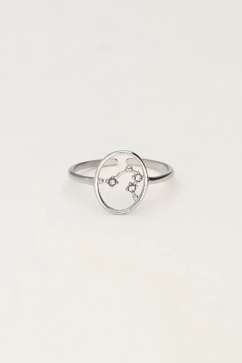 My Jewellery Bague Minimaliste Signe Du Zodiaque- Bijoux Signe Astro·Bague Constellation | Bagues Fines