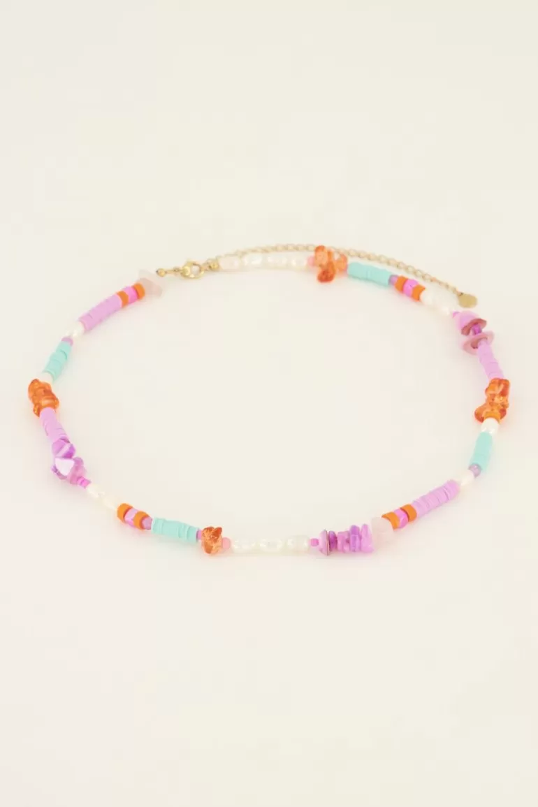 My Jewellery Collier De Perles Colorées Sunchasers- Bijoux De Perles | Colliers De Perles